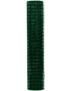 Chovatelská svařovaná síť Zn+PVC HOBBY 19x19/1,1/1000/5m, zelená