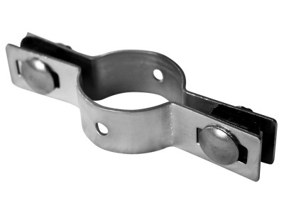 Objímka na panely PILOFOR pro sloupek Ø 48mm, průběžná, Zn