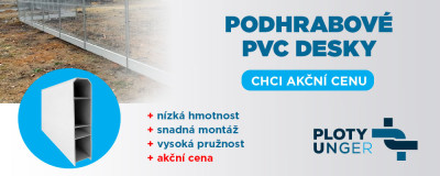 Podhrabové PVC desky