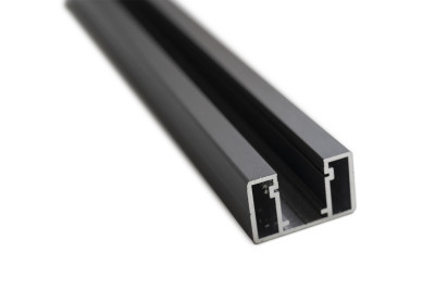 ALUPASS - lišta pro lamely k instalaci na zeď 1800x30,25x48 CLASSIC Al RAL 7016