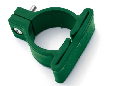 Objímka na panel PILOFOR LIGHT pro kulatý sloupek Ø 48mm včetně šroubu, zelená