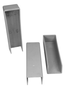 Stabilizacní držák koncový PVC, 200mm, šedý PLOTY Sklad10 8595068447031 0-500 5