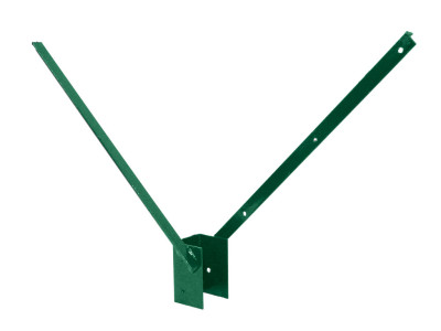 Bavolet Zn + PVC na čtyřhranný sloupek 60x60, tvar 