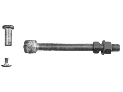 Pant regulovatelný M16x160 (2 ks)