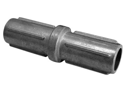 Nádstavec pro sloupek 48mm, stříbrný