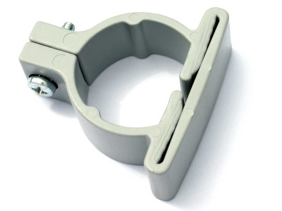 Objímka na panel PILOFOR LIGHT pro kulatý sloupek Ø 48mm včetně šroubu, šedá