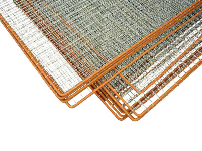 Plotový rám 100x200cm s žebírkovým výpletem