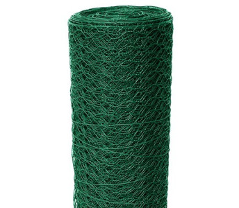 Chovatelské šestihranné pletivo Zn+PVC